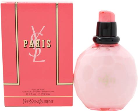 paris by yves saint laurent body lotion|ysl paris body cream 200ml.